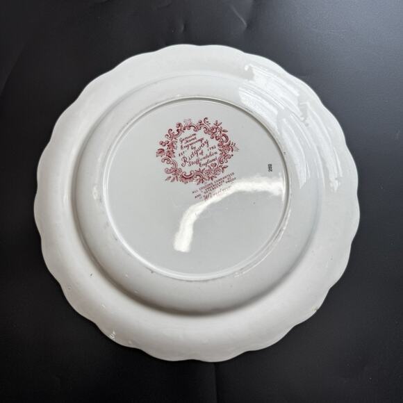 Johnson‎ Brothers Asiatic Pheasant Dinner Plate Red - Picture 3 of 6